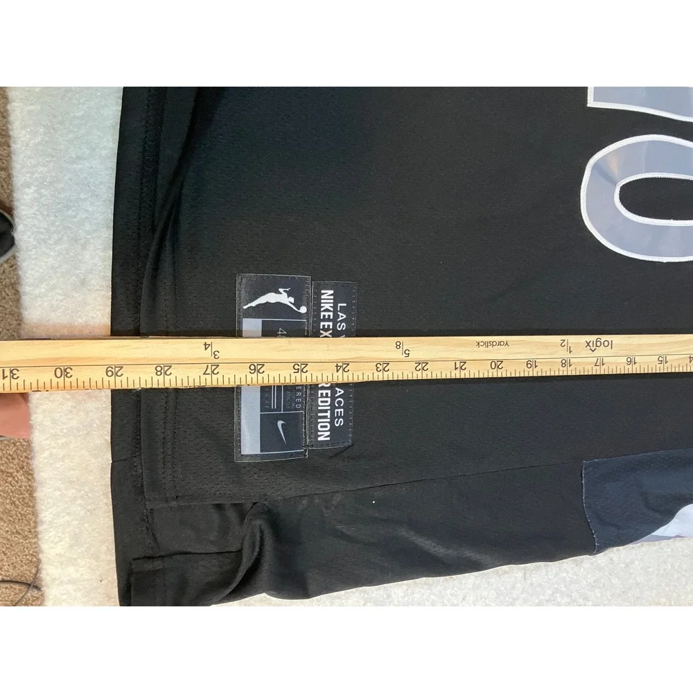 Nike Las Vegas Aces Explorer Edition Kelsey Plum 10 Basketball Jersey Black 48